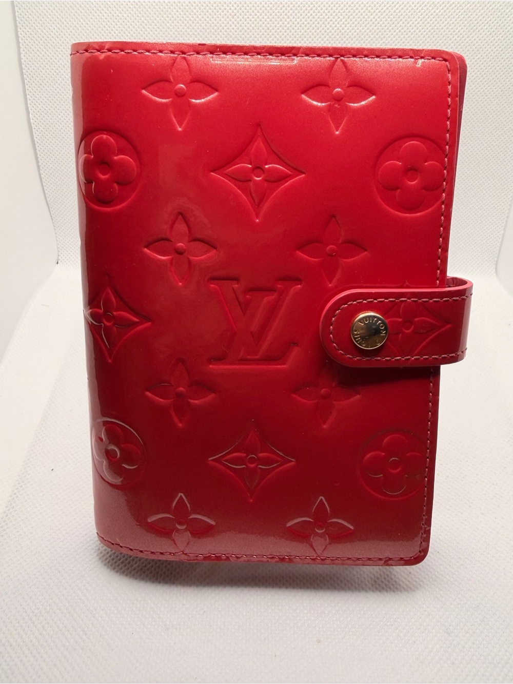 Authentic Louis Vuitton Monogram Vernis Agenda PM Cover Pink (Like New)
